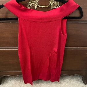 Armani top, size 44, red, never worn, vintage, no tags